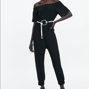 ZARA - Off the shoulder Jumpsuit